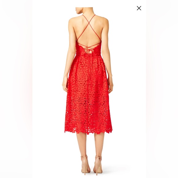 Anthropologie Cynthia Rowley Lace Midi Dress - Picture 2 of 8